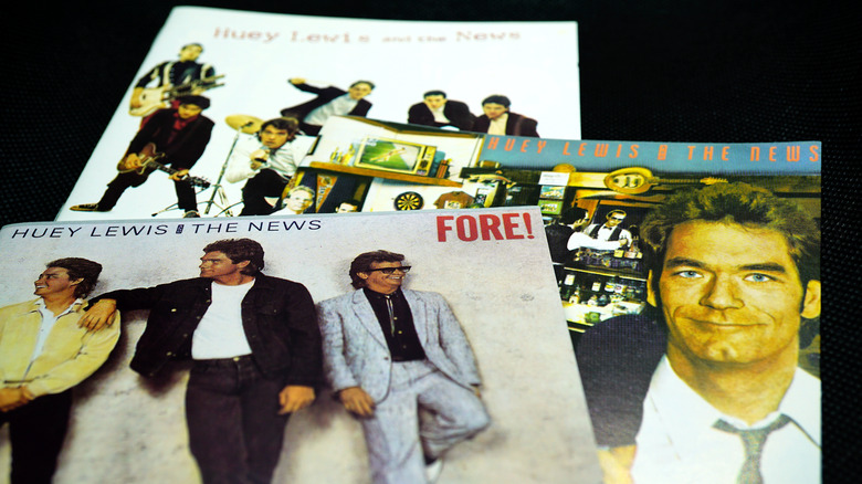 Huey Lewis album covers