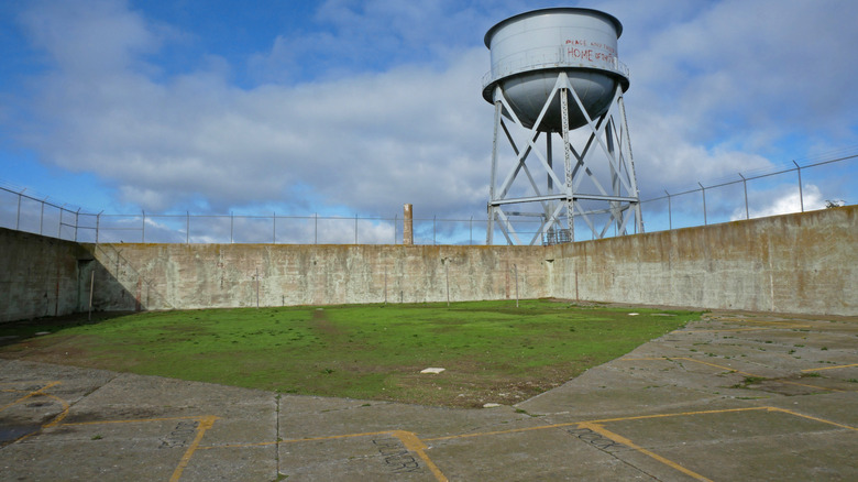 Alcatraz softball area