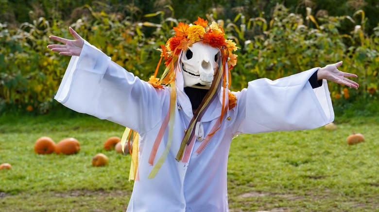 Mari Lwyd on Halloween