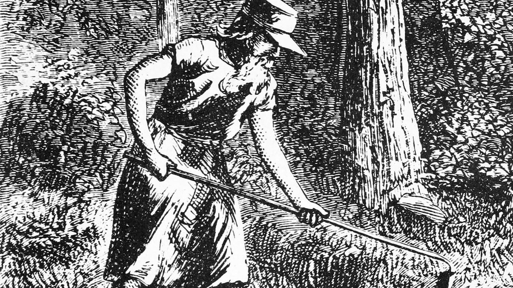 An anonymous drawing of Johnny Appleseed