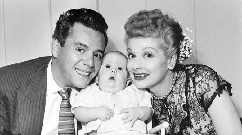 Lucille and Desi with baby 