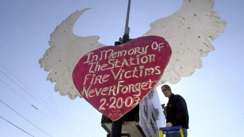 The Station fire memorial