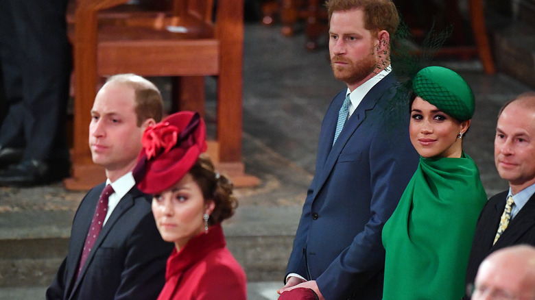 william harry kate meghan commonwealth day westminster abbey