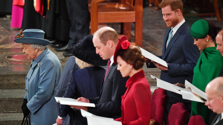 william harry kate meghan commonwealth day westminster abbey