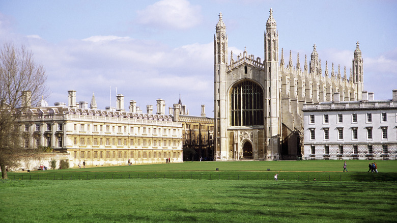 View of King's College in Cambridge, UK