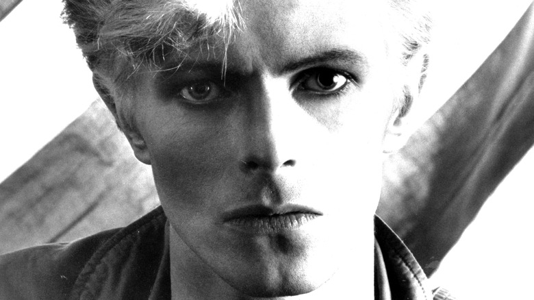 David Bowie close-up portrait