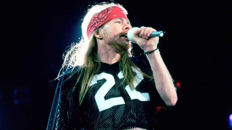 Axl Rose singing