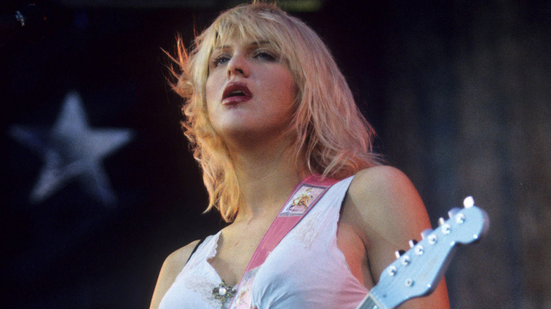 Courtney Love performing at Lollapalooza