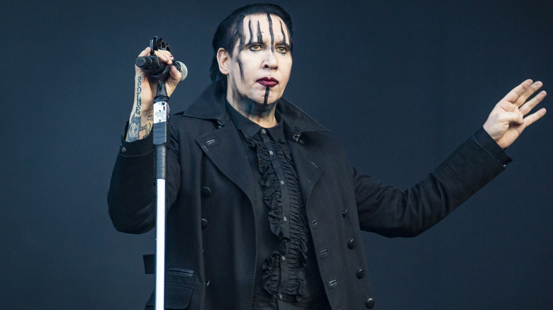 Marilyn Manson performing