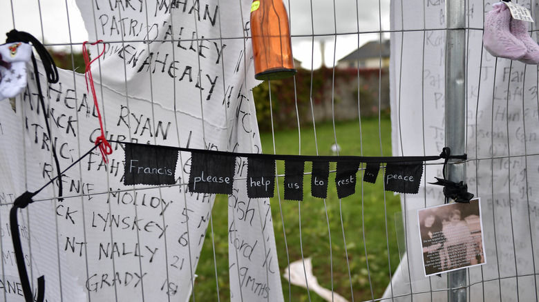 message to pope francis at a mother and baby home ireland