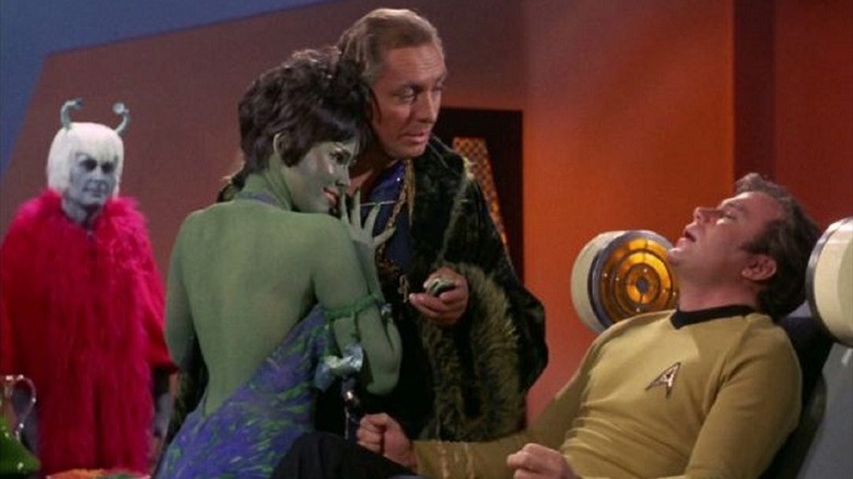 A shot from the Star Trek episode "Whom Gods Destroy"