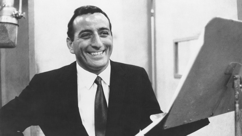 Tony Bennett smiling