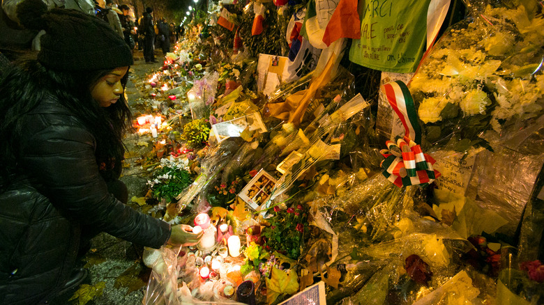 memorial at the Bataclan concert hall