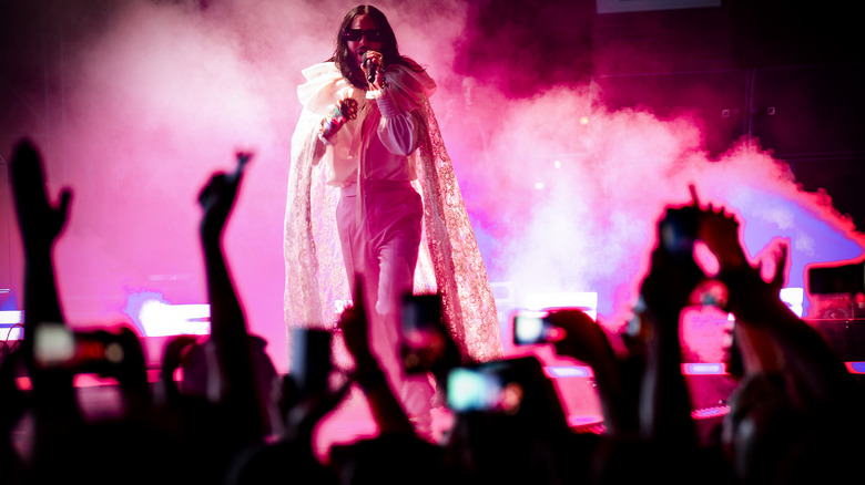 Jared Leto performing on stage