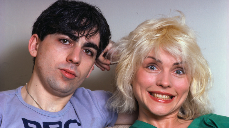 Blondie Chris Stein Debbie Harry smiling