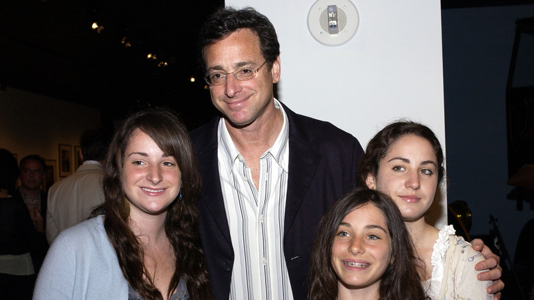 Bob Saget with his daughters