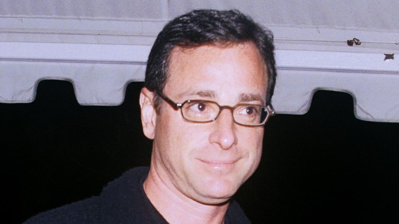 Bob Saget looking skeptical 