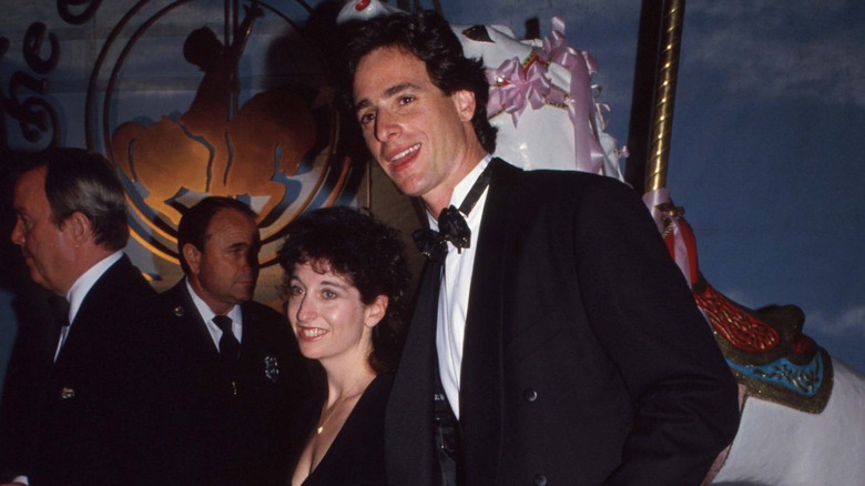 Sherri Kramer and Bob Saget smiling 