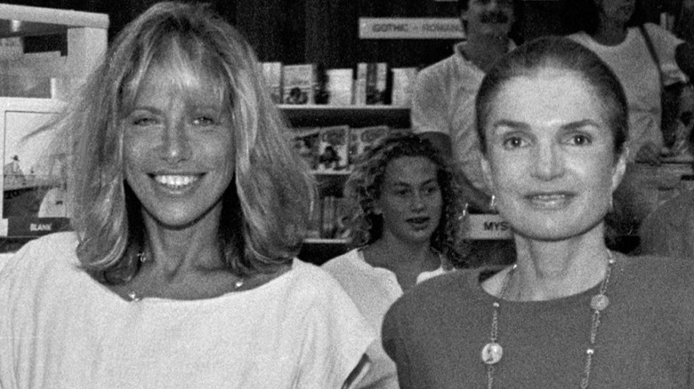 Carly Simon and Jacqueline Onassis