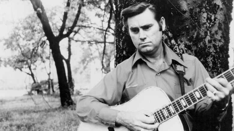 George Jones with guitar