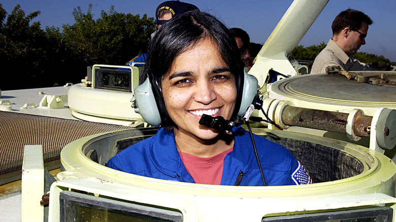 Kalpana Chawla smiling NASA