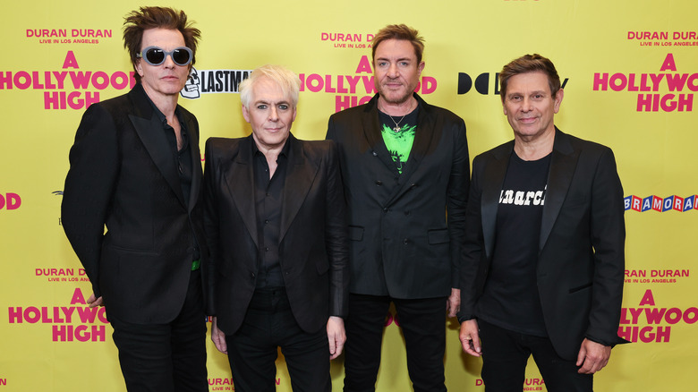 Duran Duran at the premiere of their documentary