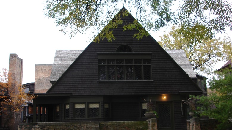 Wright's home and studio in Chicago, where he lived with Catherine