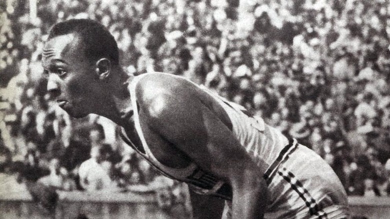 Jesse Owens at the 1936 Olympics