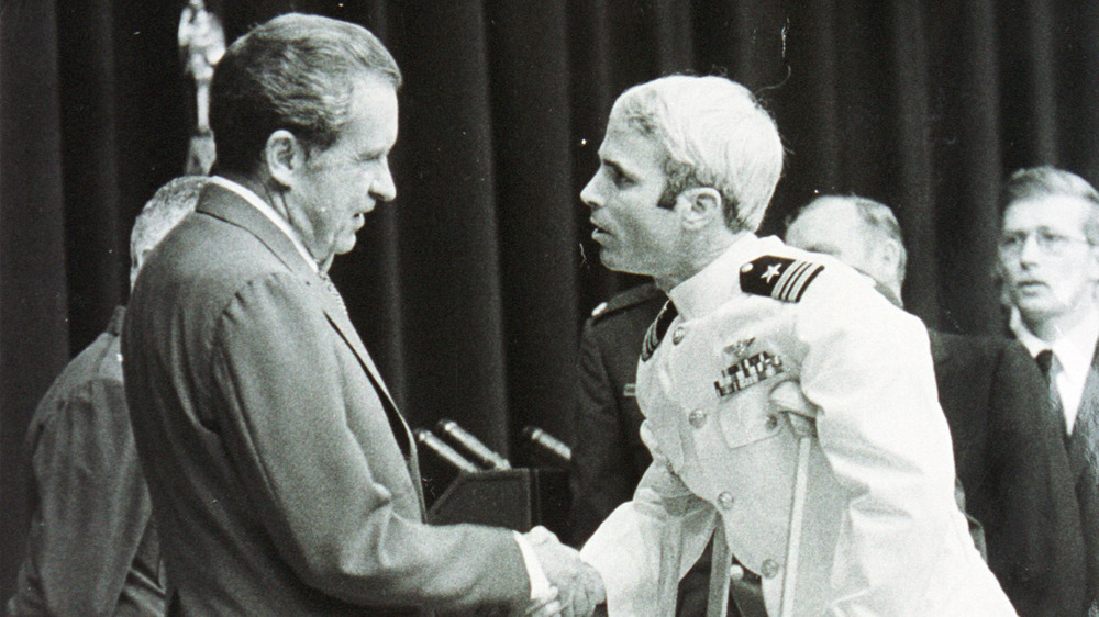 John McCain meeting Richard Nixon