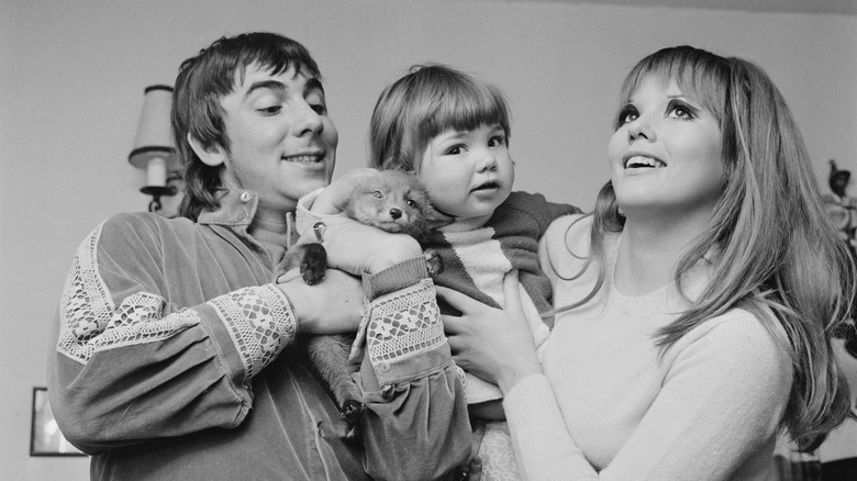 Keith Moon with family