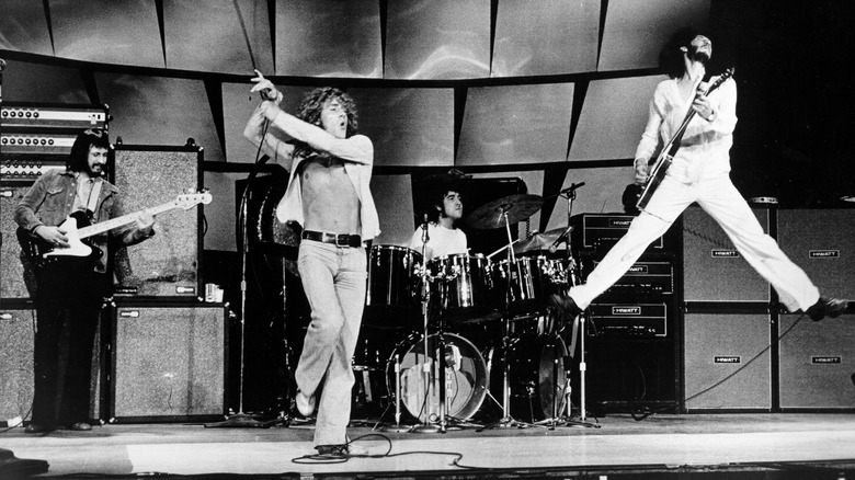 The Who performing