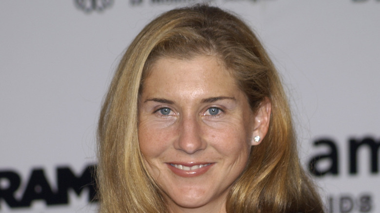 Monica Seles smiling