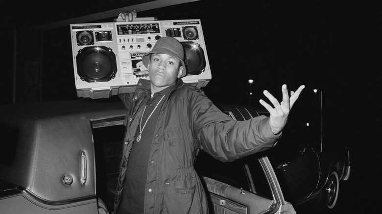 LL Cool J holding a boombox