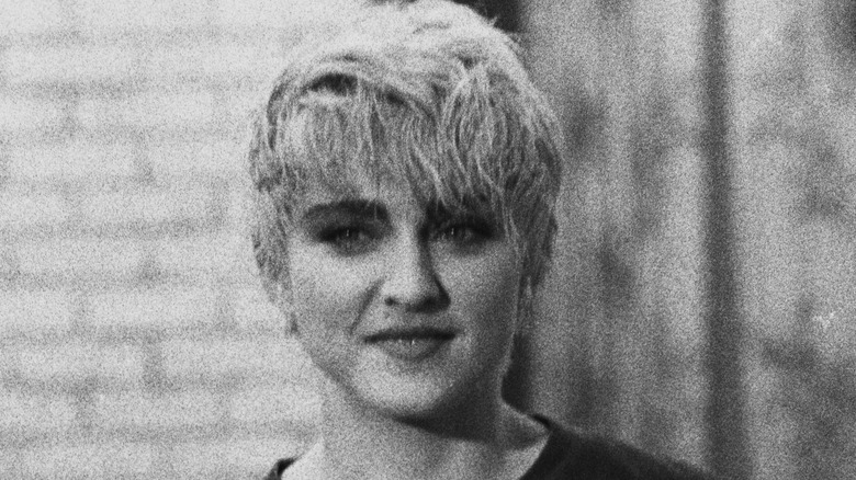 Madonna filming Papa Don't Preach in 1986