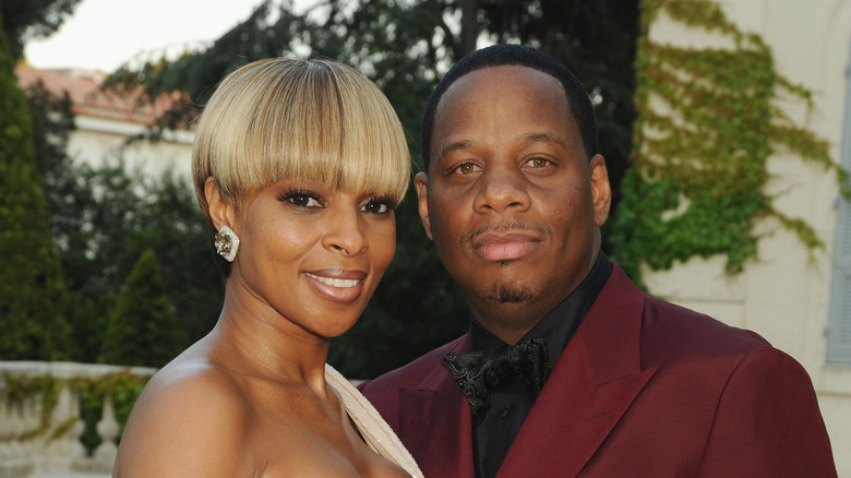 Mary J. Blige with her ex-husband, Martin Isaacs