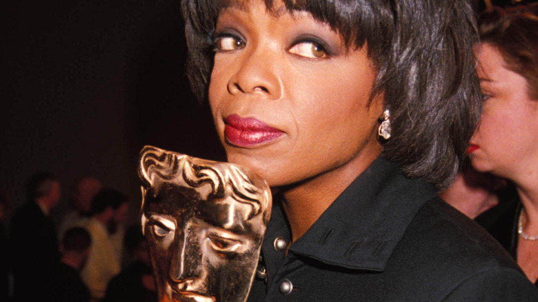 oprah winfrey at the BAFTAs in the 1990s