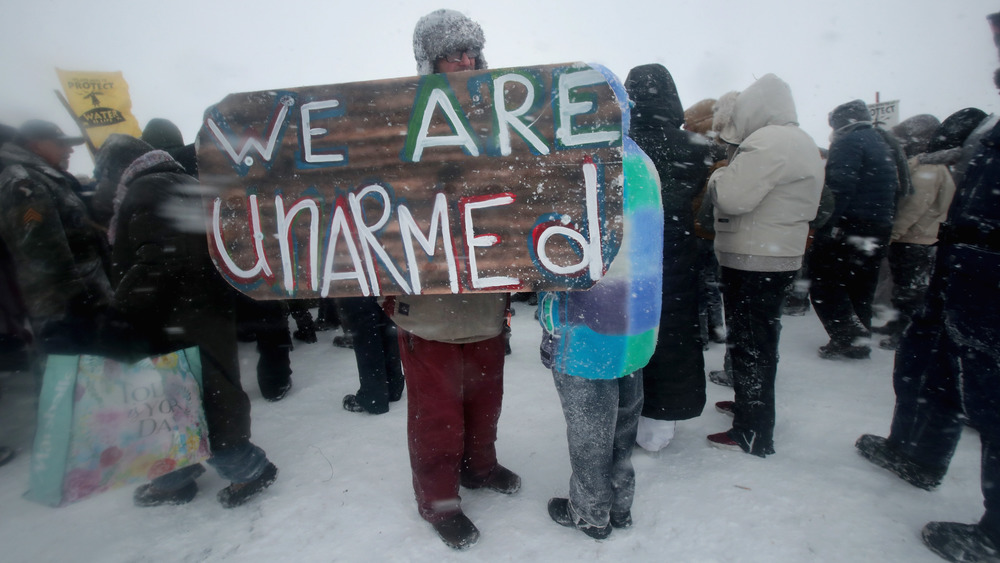 Sign from Standing Rock Protest