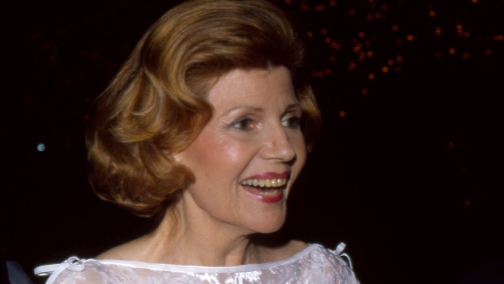 older Rita Hayworth smiling