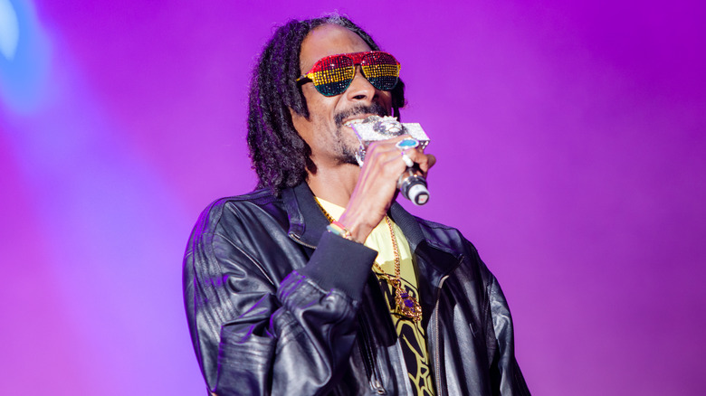 Snoop Dogg at a performance