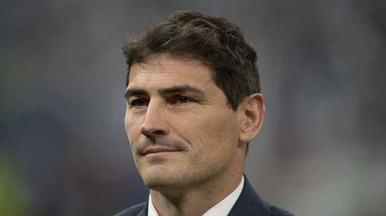 Iker Casillas looking ahead