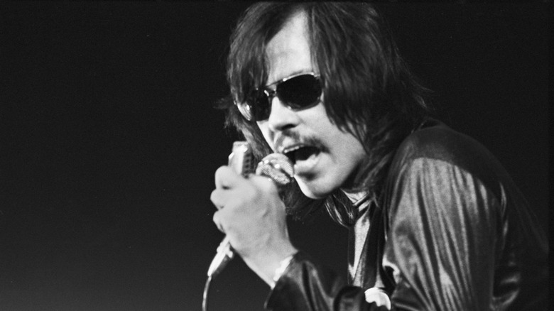 John Kay 1972 with microphone