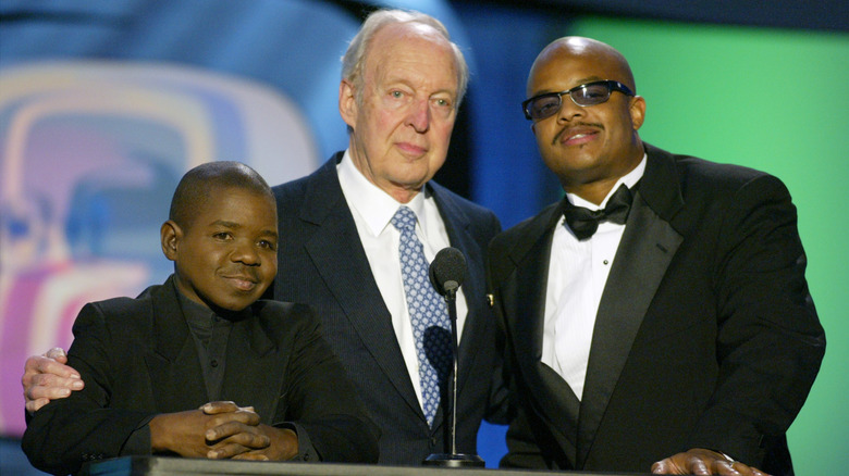 Conrad Bain with Gary Coleman and Todd Bridges