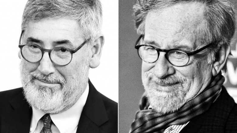 John Landis and Steven Spielberg, both smiling