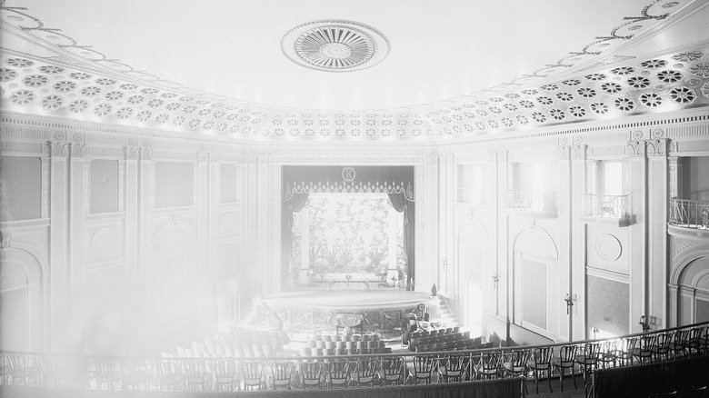 Interior of the Knickerbocker Theatre still intact