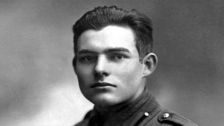 Hemingway during WW1