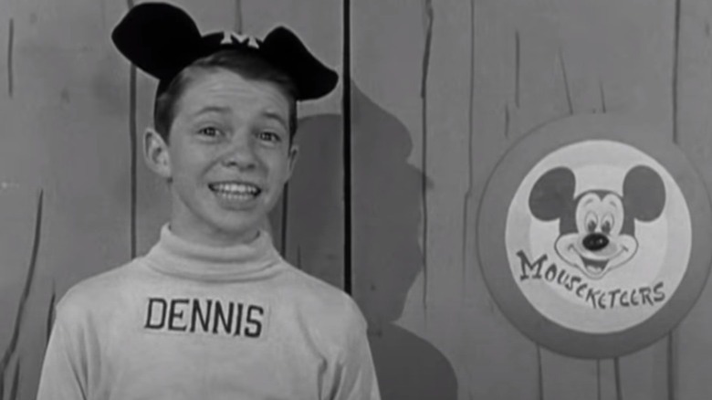 dennis day performing as a mouseketeer