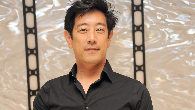 Grant Imahara black shirt