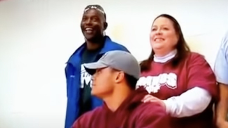 Dak Prescott with mother and father