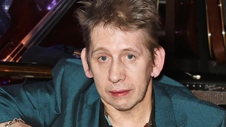 Shane MacGowan staring ahead