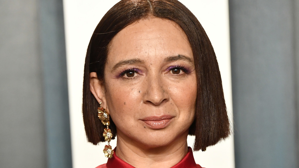 Maya Rudolph red dress